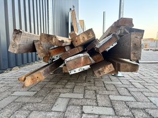 Ca. 23x Houten gordingen