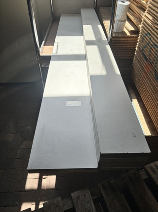 2x Gemelamineerde meubelpanelen / interieurbouwpanelen, Gemelamineerd,