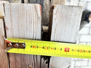 6x Houten gordingen