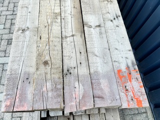 5x Houten gordingen
