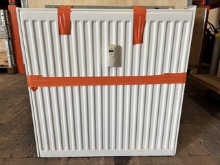 2x Paneelradiatoren met geïntegreerde thermostaatkraan, Brugman Kompak