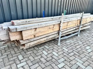 Ca. 21x Houten gordingen