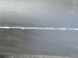 Partij kunststof drukleiding, Agru, HDPE / PE100