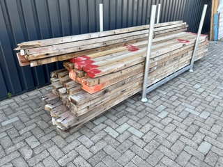 4x Houten gordingen