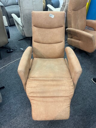 Sta op draai fauteuil Harry Manueel, Hjort Knudsen, Microvezel, cognac