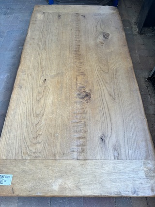 Massief eiken salontafel, Rechthoekig, naturel / licht eiken