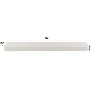 Wandplank 150 stone marmer composiet