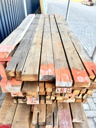 Ca. 24x Houten gordingen