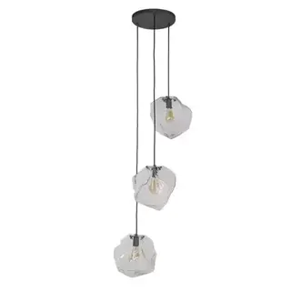 Hanglamp 3L rock clear