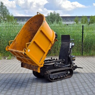 Mini rupsdumper, BY1000, 2017, met 2x losse afzetbak