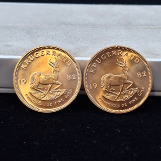2x Gouden munt, South Africa, Krugerrand, 1982