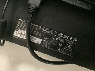 Monitor 27 Inch, MSI, G27, zwart