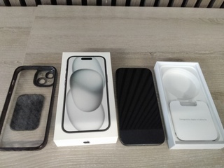 Mobiele telefoon, Iphone, 15, black