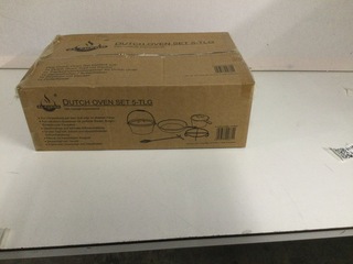 5-Delige Dutch ovenset, El Fuego, AY4661, zwart