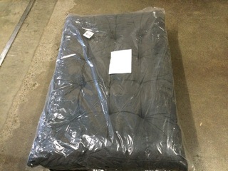 2x Loungekussens 120×80 cm, Madison, basic black