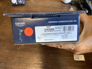2x Doucheset met 2 stralen, Grohe, Tempesta Cosm. 100, chroom