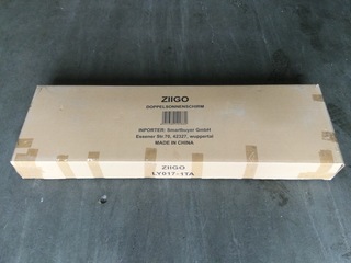 Dubbele parasol, Ziigo, LY-17-1TA, taupe