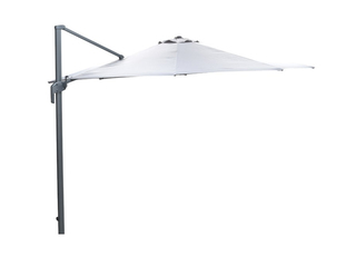 Parasol 330×330 cm licht grijs, Garden Impressions, Hawai, licht grijs