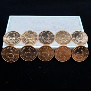 Ca. 10x Gouden munt, South Africa, Krugerrand