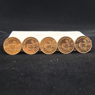 5x Gouden munt, South Africa, Krugerrand