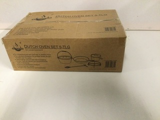 5-Delige Dutch ovenset, El Fuego, AY4661, zwart