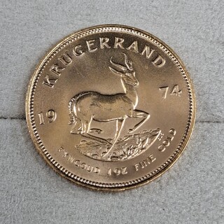 2x Gouden munt, South Africa, Krugerrand, 1977