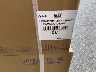 Binnen en buiten unit airconditioning 12000 BTU, Aux, ASW-H12C5E4/FAR3
