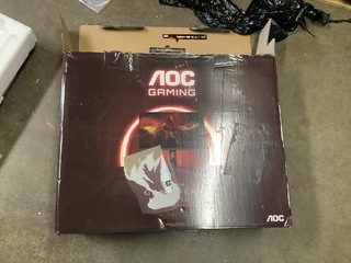 Monitor gaming 24 Inch, AOC, 24G2SP/BK, zwart