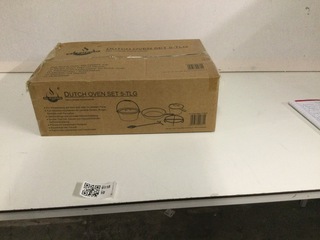 5-Delige Dutch ovenset, El Fuego, AY4661, zwart