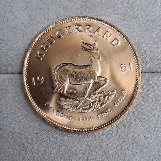 2x Gouden munt, South Africa, Krugerrand, 1981