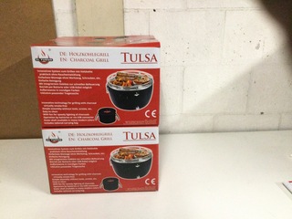 Houtskool tafel barbecue, El Fuego, Tulsa, groen