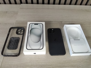 Mobiele telefoon, Iphone, 15, black