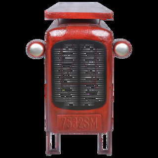 Tractor hangtafel, Esschert Design, IHO 33, rood