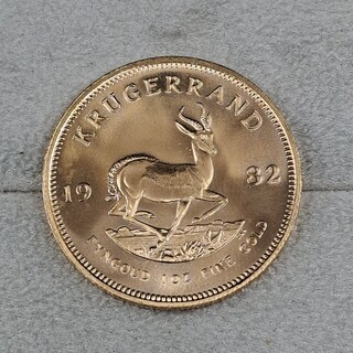2x Gouden munt, South Africa, Krugerrand, 1982