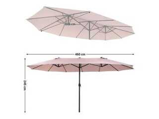 Dubbele parasol, Ziigo, LY-17-1TA, taupe