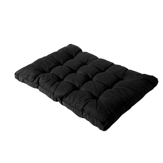 2x Loungekussens 120×80 cm, Madison, 1xgrey, 1x black