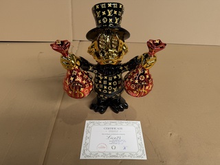 Sculptuur, Lior24, Dagobert Duck, Zwart rood