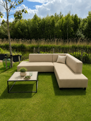 Tuinhoekbank allweather Umbria, sand, bouwjaar 2026