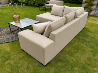 Tuinhoekbank allweather Puglia, sand, bouwjaar 2026