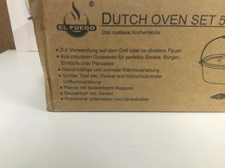 5-Delige ovenset El Fuego, AY4661, zwart
