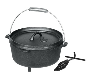 Dutch Oven pan 6,8 liter El Fuego, AY0463, zwart