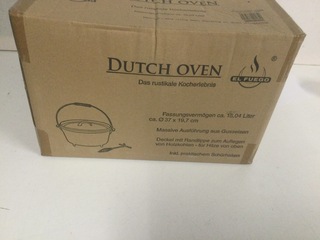 Dutch Oven pan, El Fuego, AY0465, zwart