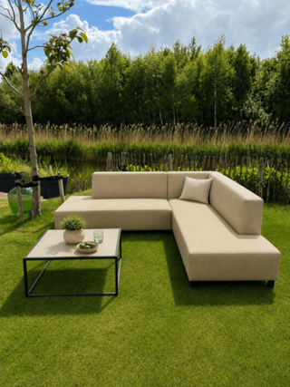 Tuinhoekbank allweather Umbria, sand, bouwjaar 2026