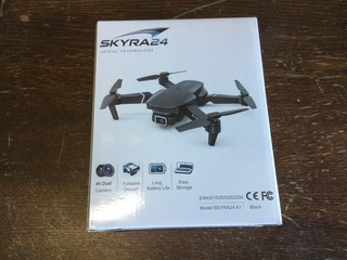 Drone, 4K dubbele camera, Skyra 24, zwart