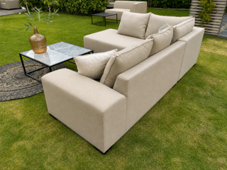 Tuinhoekbank allweather Puglia, sand, bouwjaar 2026