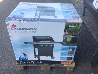 Gas barbecue Landmann, Rexon PTS 3.0, zwart