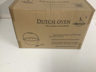 Dutch Oven pan, El Fuego, AY0465, zwart