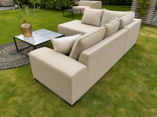 Tuinhoekbank allweather Puglia, sand, bouwjaar 2026