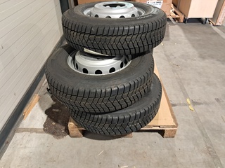 5x All Season Banden met velg, Bridgestone, Duravis All Season 225/75