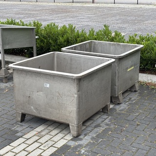 2x Opslagbak | RVS